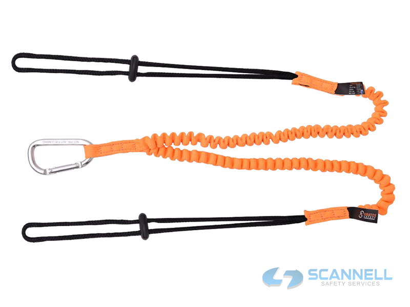 Forked Stretch Lanyard for Connecting Tools